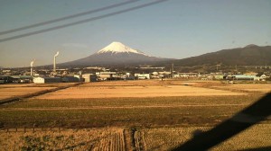 新幹線から富士